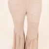 Lively Days Pants, Camel Ivory -Beyond Basics LivelyDaysPants CamelIvory 0639
