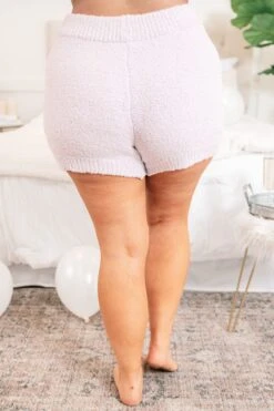 Lounging In Luxury Shorts, Lavender -Beyond Basics LoungingInLuxuryShorts Lavender 6