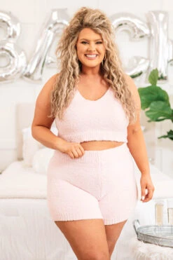 Lounging In Luxury Tank, Pink