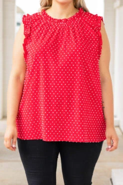 Love Bandit Top, Red -Beyond Basics LoveBanditTop Red 7498