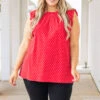 Love Bandit Top, Red -Beyond Basics LoveBanditTop Red 7500