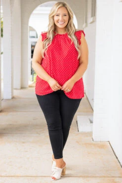 Love Bandit Top, Red -Beyond Basics LoveBanditTop Red 7502