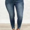 Love Deeply Skinny Jeans, Dark Wash