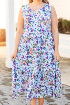 Love So Right Dress, Blue -Beyond Basics LoveSoRightDress Blue 9106