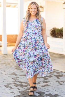 Love So Right Dress, Blue -Beyond Basics LoveSoRightDress Blue 9108