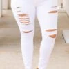 Lovely Memories Jeans, White 1 Lovely Memories Jeans, White -Beyond Basics LovelyMemoriesJeans White 2 2