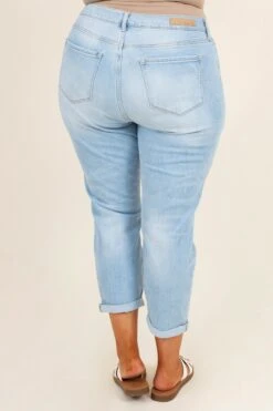 Made Just Fine Mom Jeans, Light Denim -Beyond Basics MadeJustFineMomJeans LightDenim 9114