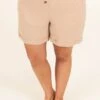 Make It Fabulous Shorts, Khaki -Beyond Basics MakeItFabulousShorts Khaki 2