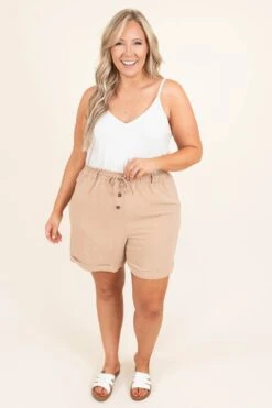 Make It Fabulous Shorts, Khaki -Beyond Basics MakeItFabulousShorts Khaki 5