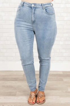 Making My Way To You Jeans, Light Wash -Beyond Basics MakingMyWayToYouJeans LightWash 9164