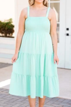 Meet Me By The Azaleas Dress, Light Mint -Beyond Basics MeetMeByTheAzaleasDress LightMint 13