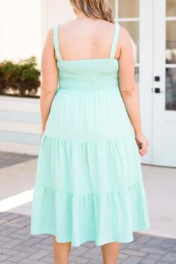 Meet Me By The Azaleas Dress, Light Mint -Beyond Basics MeetMeByTheAzaleasDress LightMint