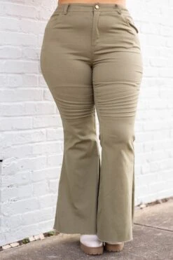 Meet Me In The Middle Bell Bottoms, Moss 10 Meet Me In The Middle Bell Bottoms, Moss -Beyond Basics MeetMeInTheMiddleBellBottoms Moss 1219