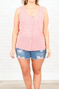 Meet Me In The Spring Tank, Pink 11 Meet Me In The Spring Tank, Pink -Beyond Basics MeetMeInTheSpringTank Pink 2
