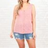 Meet Me In The Spring Tank, Pink 2 Meet Me In The Spring Tank, Pink -Beyond Basics MeetMeInTheSpringTank Pink 3