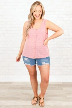 Meet Me In The Spring Tank, Pink 10 Meet Me In The Spring Tank, Pink -Beyond Basics MeetMeInTheSpringTank Pink 5