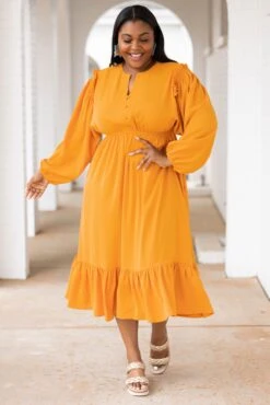 Memorize Today Dress, Yellow -Beyond Basics MemorizeTodayDress Yellow 5