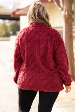 Mess Is Mine Pullover, Red -Beyond Basics MessIsMinePullover Red 7419