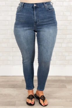 Midnight Rain Jeans, Medium Wash -Beyond Basics MidnightRainJeans MediumWash 9264