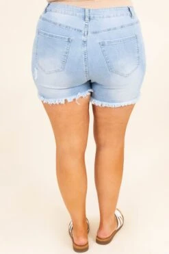 Miles Between Shorts, Light Blue -Beyond Basics MilesBetweenShorts LightBlue 3629