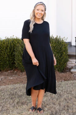 Mimosa's On Me Dress, Black 10 Mimosa's On Me Dress, Black -Beyond Basics Mimosa sOnMeDress Black 5