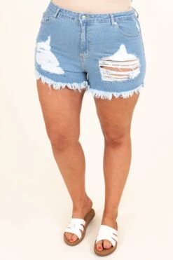 Mini Sassy Shorts, Light Wash -Beyond Basics MiniSassyShorts LightWash