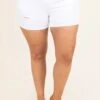 My Day Shine Shorts, White -Beyond Basics MyDayShineShorts White 2