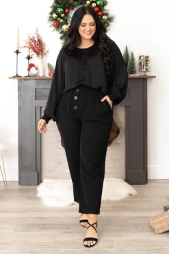 My Heart Awaits Top, Black -Beyond Basics MyHeartAwaitsTop Black 0503