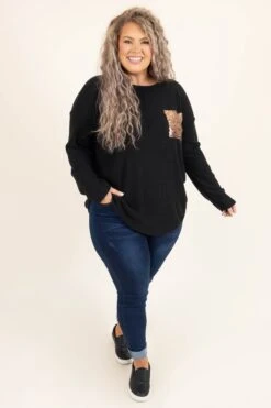 Mystery To Me Top, Black -Beyond Basics MysteryToMeTop Black 9281