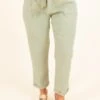 Nice For Once Pants, Sage -Beyond Basics NiceForOncePants Sage 9876