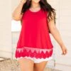 Nights In The Spotlight Top, Red -Beyond Basics NightsInTheSpotlightTop Red 2