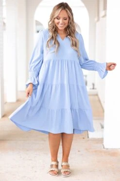 Not Too Much Dress, Blue -Beyond Basics NotTooMuchDress Blue 9635