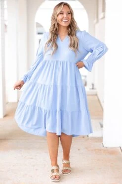 Not Too Much Dress, Blue -Beyond Basics NotTooMuchDress Blue 9636