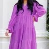 Not Too Much Dress, Purple -Beyond Basics NotTooMuchDress Purple 3