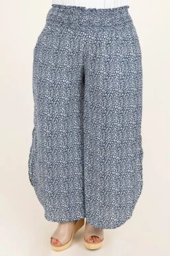 On The Patio Pants, Denim Blue -Beyond Basics OnThePatioPants DenimBlue 9105