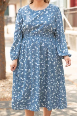 Only Happiness Dress, Blue 11 Only Happiness Dress, Blue -Beyond Basics OnlyHappinessDress Blue 9888