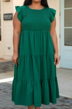 Our Sweet Memories Dress, Forest Green 11 Our Sweet Memories Dress, Forest Green -Beyond Basics OurSweetMemoriesDress ForestGreen 2