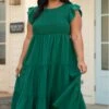 Our Sweet Memories Dress, Forest Green -Beyond Basics OurSweetMemoriesDress ForestGreen 4