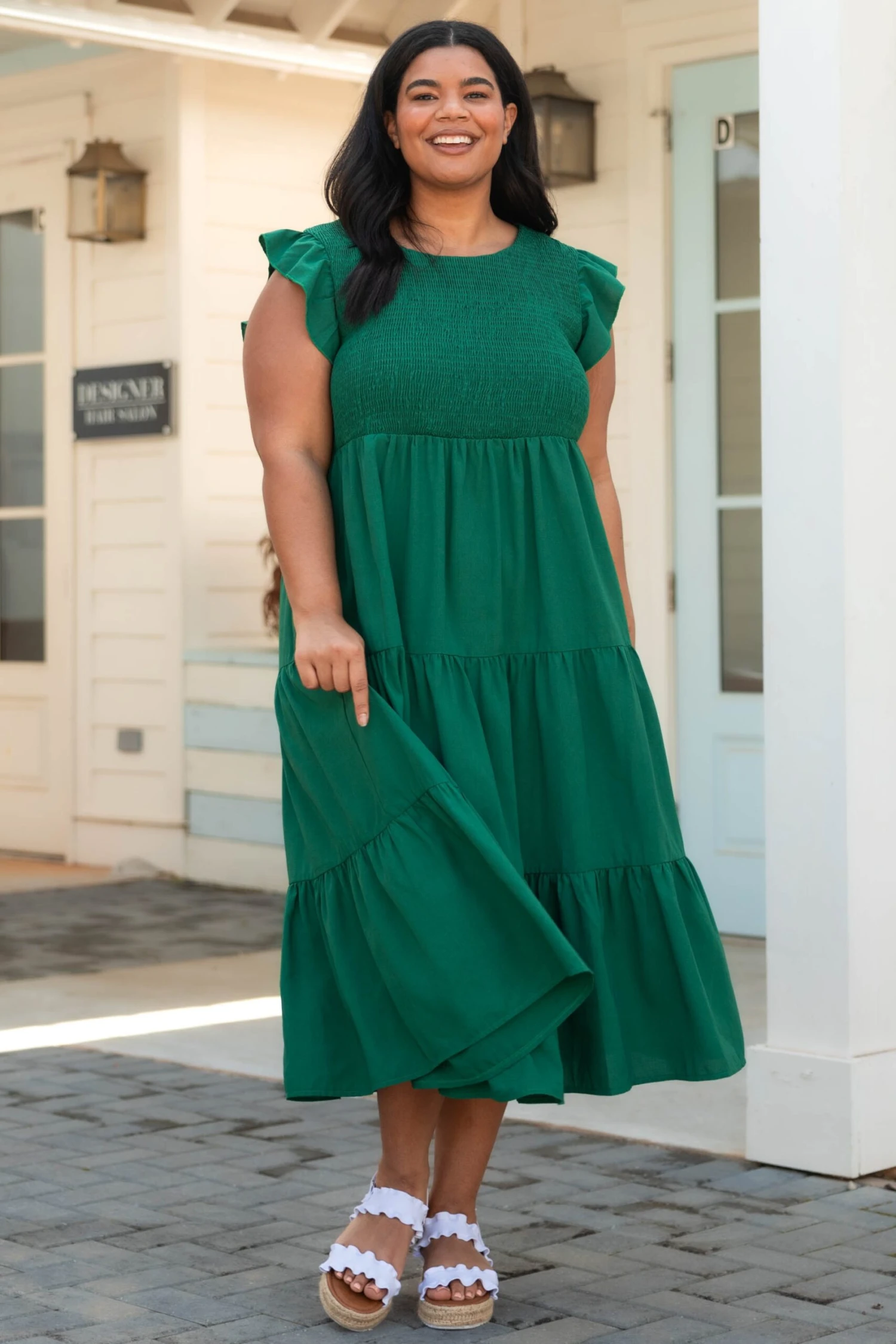 Our Sweet Memories Dress, Forest Green 4 Our Sweet Memories Dress, Forest Green - Image 2