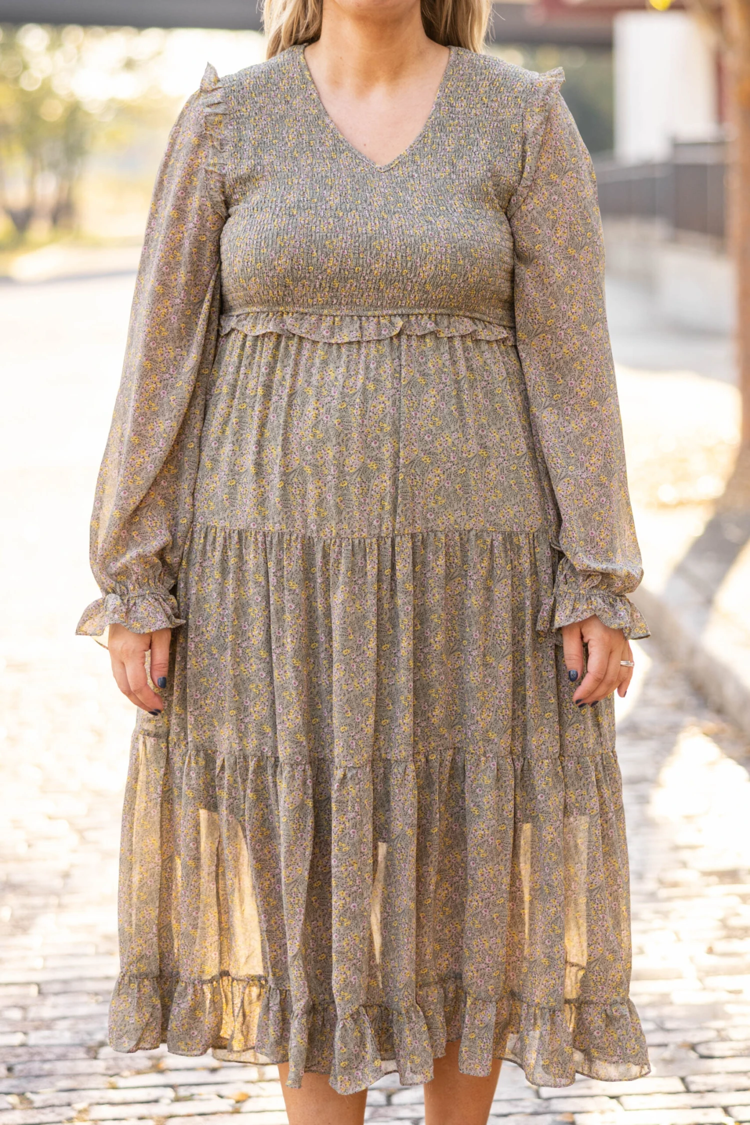 Out In The World Dress, Sage 6 Out In The World Dress, Sage - Image 4