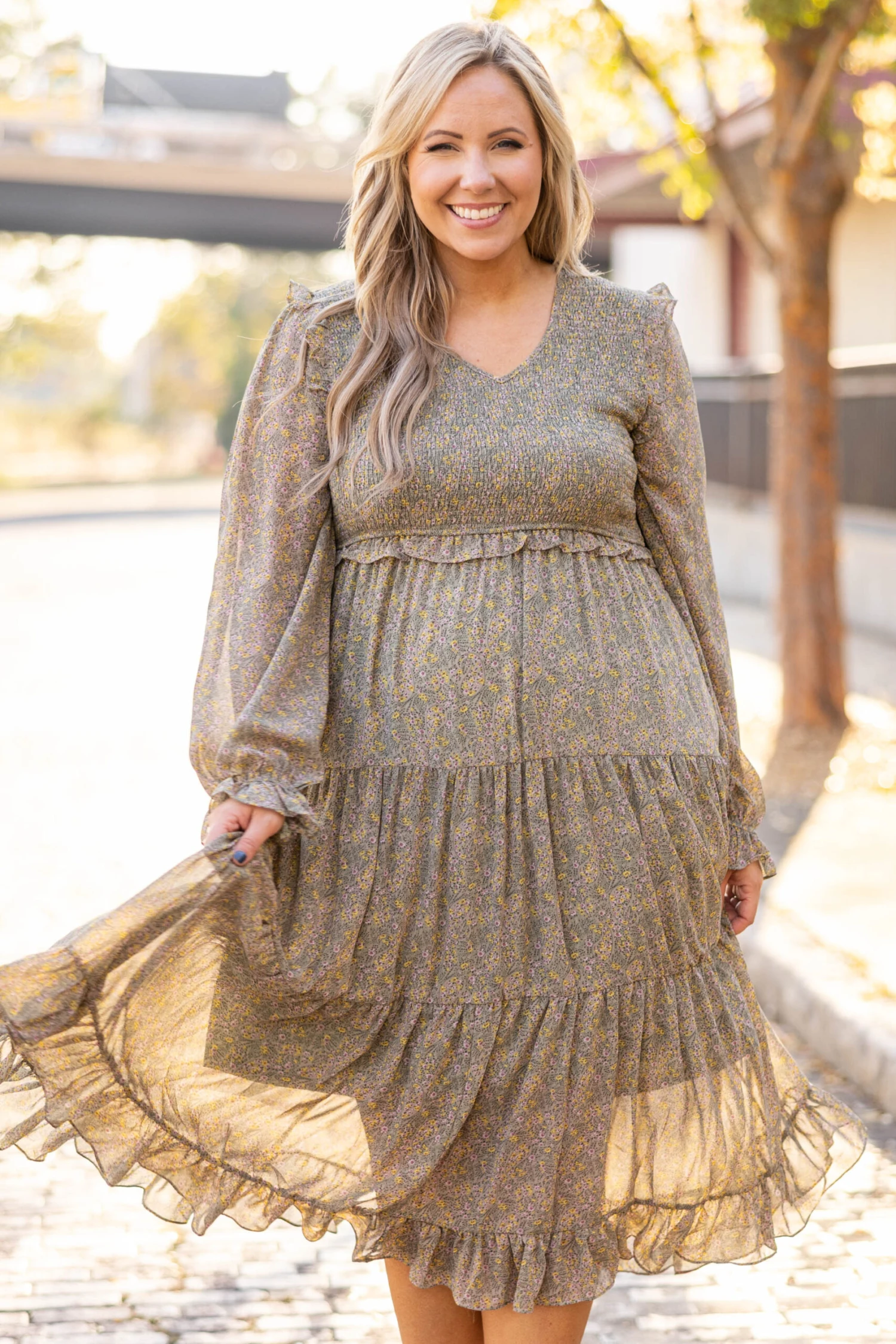 Out In The World Dress, Sage 3 Out In The World Dress, Sage