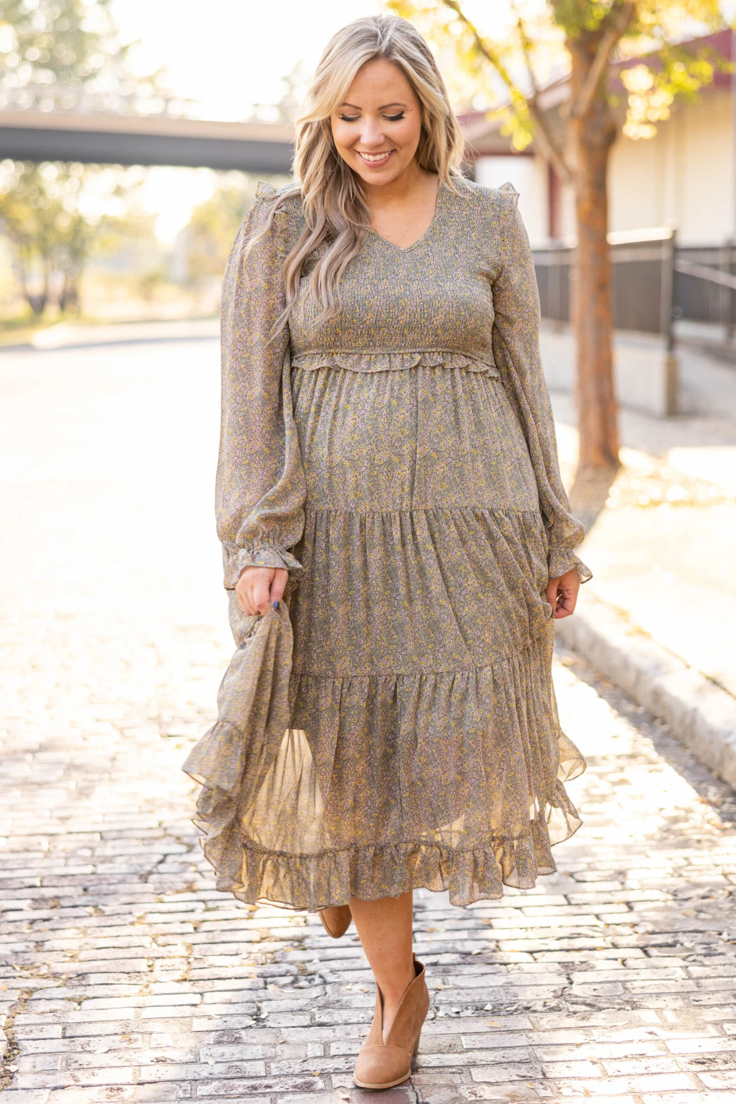 Out In The World Dress, Sage 5 Out In The World Dress, Sage - Image 3