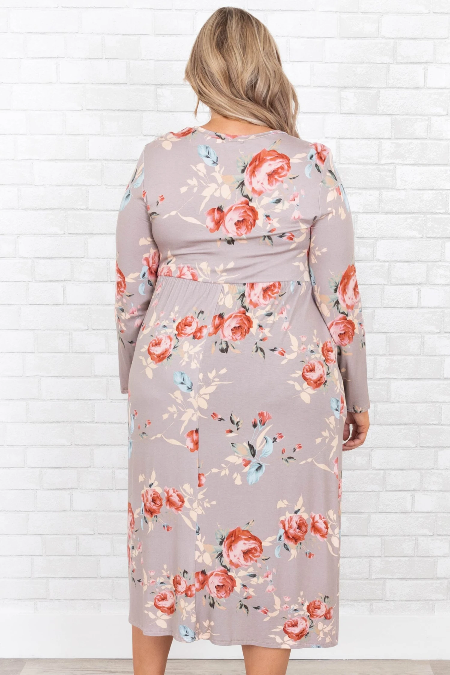 Phases And Stages Dress, Taupe 7 Phases And Stages Dress, Taupe - Image 5