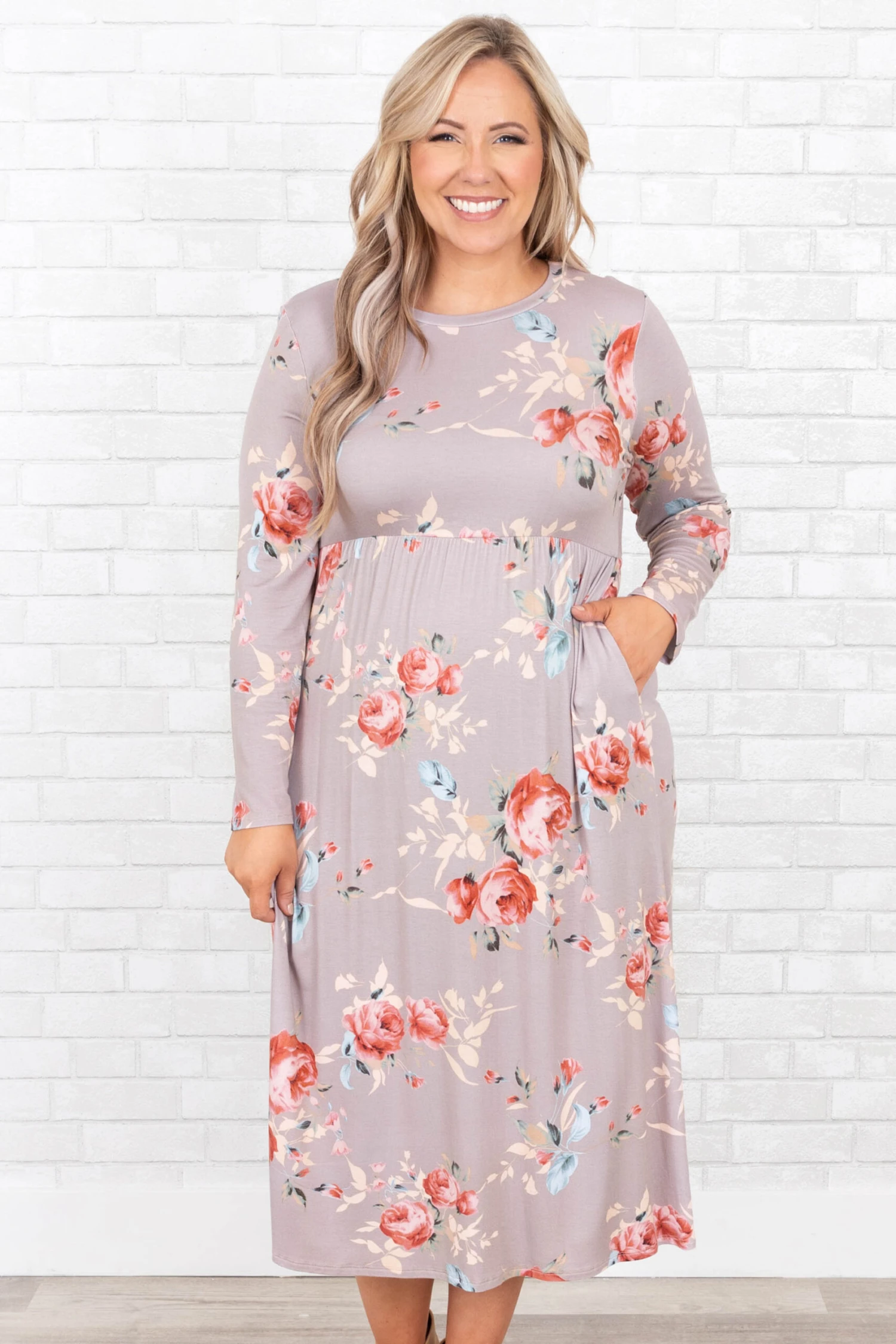 Phases And Stages Dress, Taupe 3 Phases And Stages Dress, Taupe