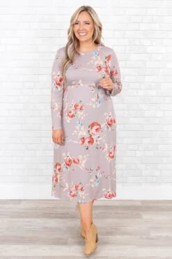 Phases And Stages Dress, Taupe 10 Phases And Stages Dress, Taupe -Beyond Basics PhasesAndStagesDress Taupe 9523