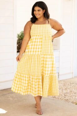 Picnic At The Beach Dress, Honey -Beyond Basics PicnicAtTheBeachDress Honey 9950