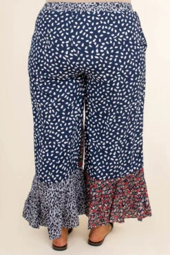 Poppy Strolls Pants, Navy Mix -Beyond Basics PoppyStrollsPants NavyMix 5