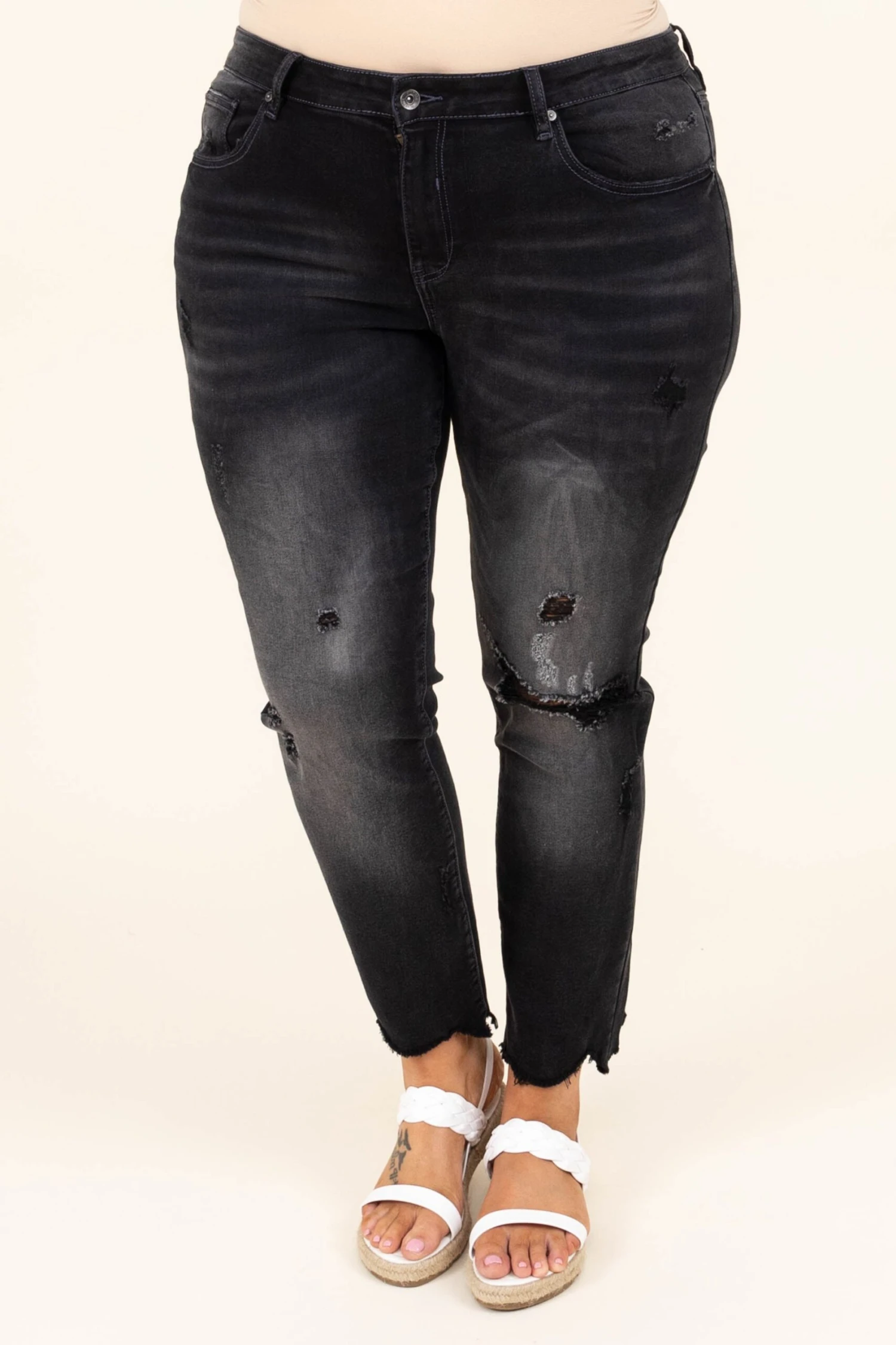 Relax The Mind Jeans, Gray 5 Relax The Mind Jeans, Gray - Image 3