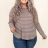 Remember Yesterday Top, Taupe -Beyond Basics RememberYesterdayTop Taupe 1318