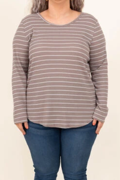 Remember Yesterday Top, Taupe -Beyond Basics RememberYesterdayTop Taupe